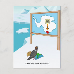Cartão Postal Cartão-postal de mau funcionamento do GPS Homing 