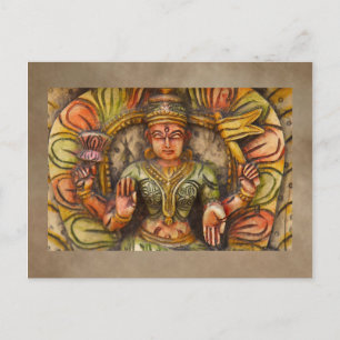 Cartão Postal Cartão-postal de Meditação Índia
