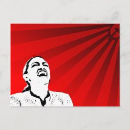 Cartão Postal Cartão-postal de mensagem política absurdo