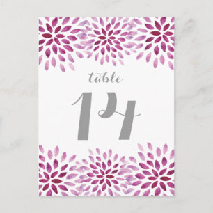 Cartão Postal Cartão-postal de Mesa de Cromossoma-d-Água Roxo