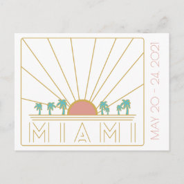 Cartão Postal Cartão-postal de Miami Bachelorette