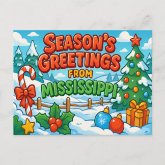 Cartão Postal Cartão-postal de MISSISSIPPI