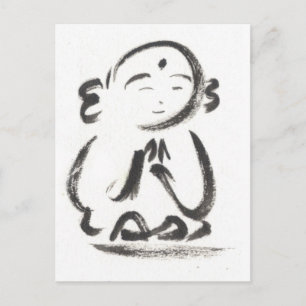 Cartão Postal Cartão-postal de Monk em Branco