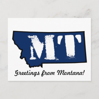 Cartão Postal Cartão-postal de Montana