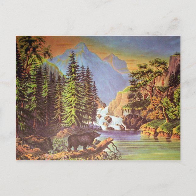 Cartão Postal Cartão-postal de montanha (Frente)