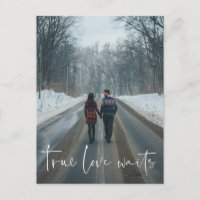 Cartão-postal de Mudança Adiado de Esperas de Amor