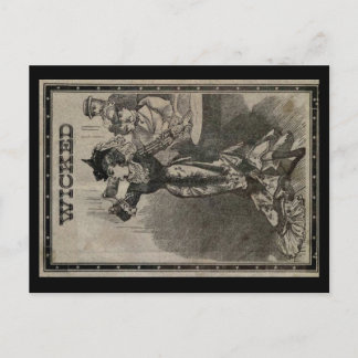 Cartão Postal Cartão-postal de mulher perversa