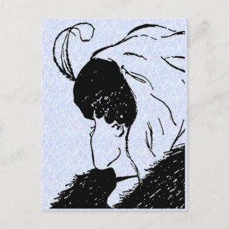 Cartão Postal Cartão-postal de mulher velha, jovem