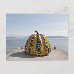 Cartão Postal Cartão-postal de Naoshima Yayoi Kusama