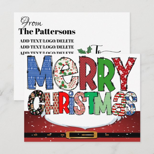 Cartão Postal Cartão-postal de Natal (Frente/Verso)