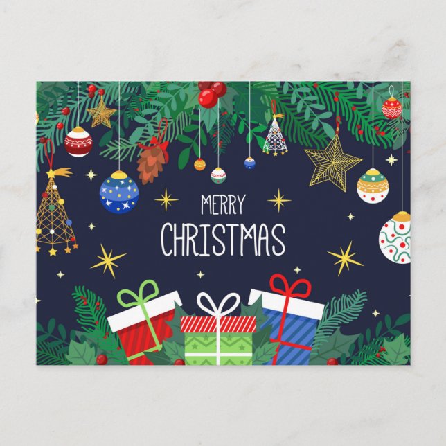 Cartão Postal Cartão-postal de Natal bonito (Frente)