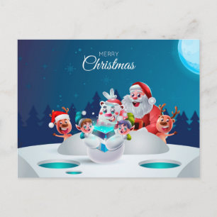 Cartão Postal Cartão-postal de Natal bonito