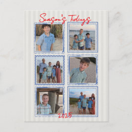 Cartão Postal Cartão-postal de Natal Costeiro de Tidings da temp