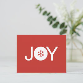 Cartão Postal Cartão-postal de Natal de Joy