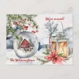 Cartão Postal Cartão-postal de Natal de Novo Endereço