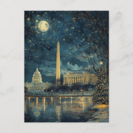 Cartão Postal Cartão-postal de Natal do Capitólio dos EUA