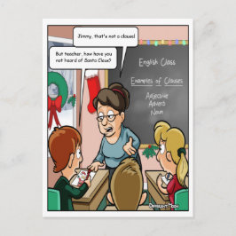 Cartão Postal Cartão-postal de Natal do Funny Santa Claus