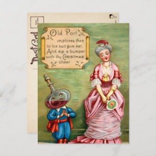 Cartão Postal Cartão-postal de Natal do Velho Porto Vitoriano