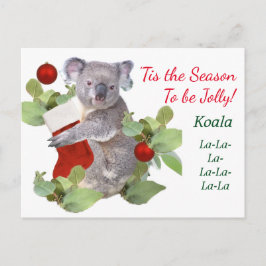 Cartão Postal Cartão-postal de Natal Koalas