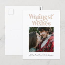 Cartão Postal Cartão-postal de Natal Moderno mais quente