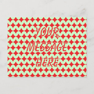 Cartão Postal Cartão-postal de Natal Personalizável