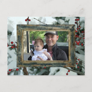 Cartão Postal Cartão-postal de Natal Red Winter Berries