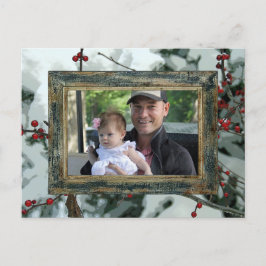 Cartão Postal Cartão-postal de Natal Red Winter Berries