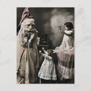 Cartão Postal Cartão-postal de Natal Vintage Creepy