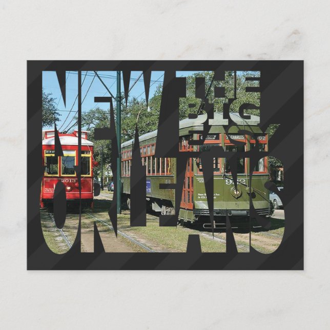 Cartão Postal Cartão-postal de Nova Orleans, Louisiana (Frente)