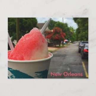 Cartão Postal Cartão-postal de Nova Orleans Snoball - Verão em N