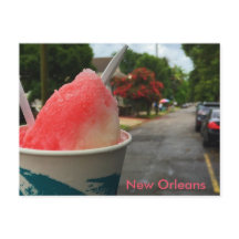 Cartão-postal de Nova Orleans Snoball - Verão em N