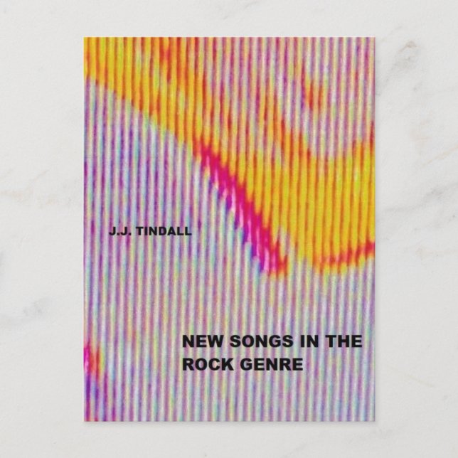 Cartão Postal Cartão-postal de novas músicas no Rock Genre (Frente)
