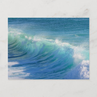 Cartão Postal Cartão-postal de onda de Surf Oceano