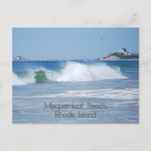 Cartão Postal Cartão-postal de Onda Oceânica quebrado
