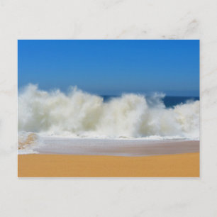 Cartão Postal Cartão-postal de ondas oceânicas em queda
