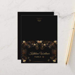 Cartão Postal Cartão-postal de Ouro de Folha de Halloween