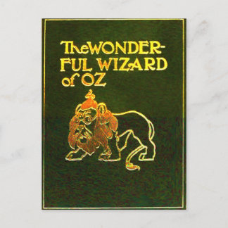 Cartão Postal Cartão-postal de Oz Cowardly Lion Maravilhoso