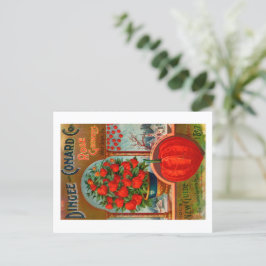 Cartão Postal Cartão-postal de Pacote de Semente Vintage.