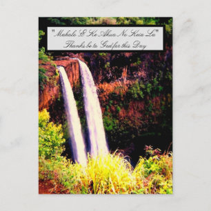 Cartão Postal Cartão-postal de Palavras e Cotações Havaianas