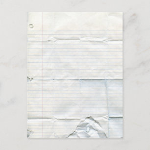 Cartão Postal Cartão-postal de papel para notebook