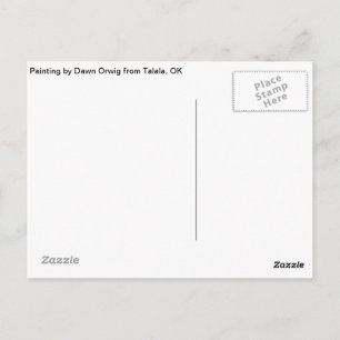 Cartão Postal Cartão-postal de Pica-Pau de Cabeça Vermelha Tal