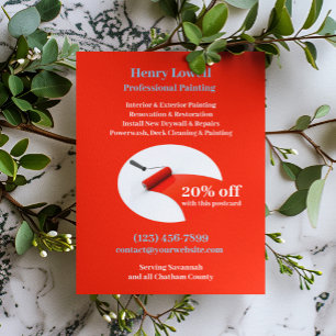 Cartão Postal Cartão-postal de pintura