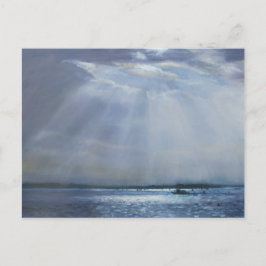 Cartão Postal Cartão-postal de pintura a óleo Poole Harbor