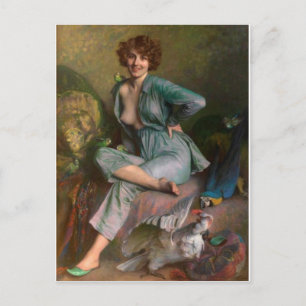 Cartão Postal Cartão-postal de pintura clássico