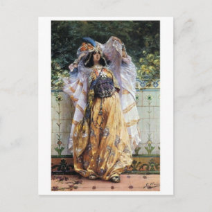 Cartão Postal Cartão-postal de pintura clássico