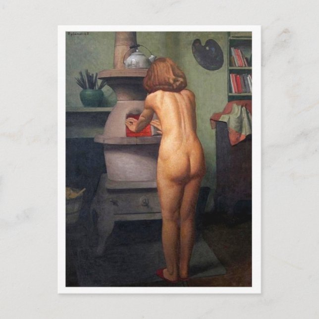 Cartão Postal Cartão-postal de pintura clássico (Frente)