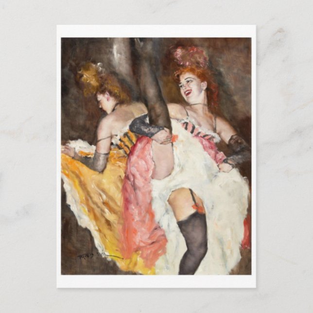 Cartão Postal Cartão-postal de pintura clássico (Frente)