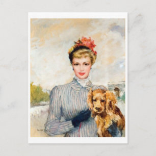 Cartão Postal Cartão-postal de pintura clássico