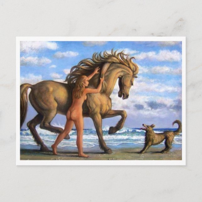 Cartão Postal Cartão-postal de pintura clássico (Frente)