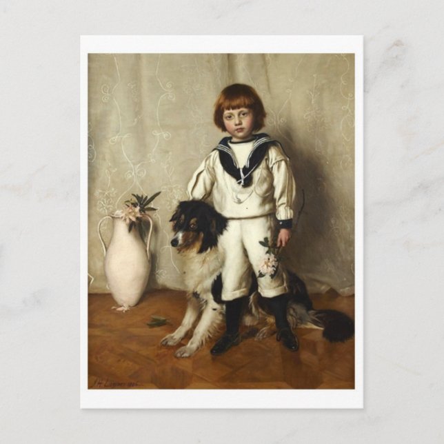 Cartão Postal Cartão-postal de pintura clássico (Frente)